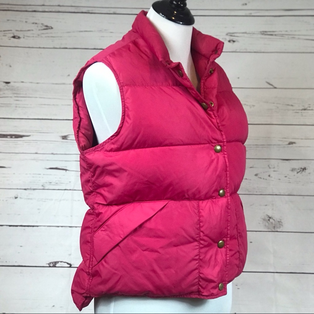 Woolrich Puffer Vest Pink Vintage Size M